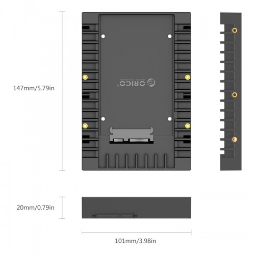 ORICO 2.5 to 3.5 inch Hard Drive Caddy (1125SS) ORICO 2.5 to 3.5 inch Hard Drive Caddy (1125SS)